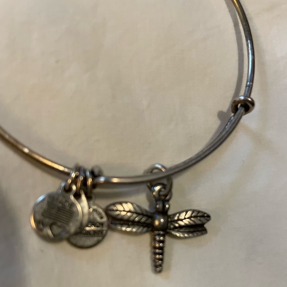 Alex and Ani silver dragonfly bracelet - Picture 3 of 3